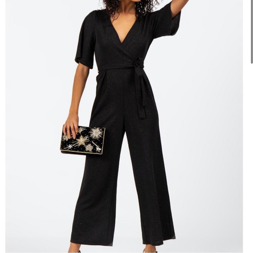 Mi ami black sparkly jumpsuit